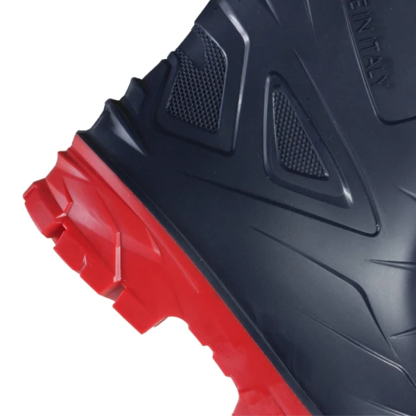 Cizma Exena PVC Devil blue red S5 SRC Poliester Injectata Slip-on Da