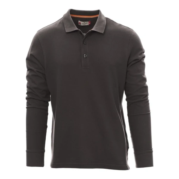 Tricou polo cu maneca lunga Payper Florence Barbati, 100% Bumbac pique, Primavara-Toamna, 210 g/m2