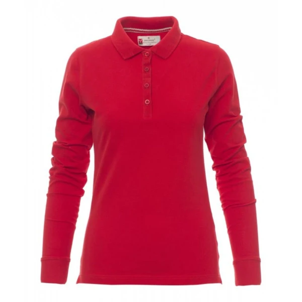 Tricou polo cu maneca lunga Payper Florence Lady, Femei, 100% Bumbac pique, Primavara-Toamna, 210 g/m2