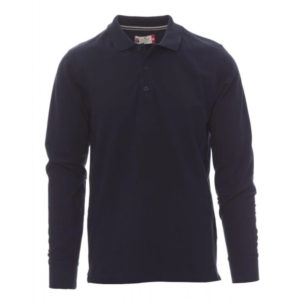 Tricou polo cu maneca lunga Payper Florence Barbati, 100% Bumbac pique, Primavara-Toamna, 210 g/m2