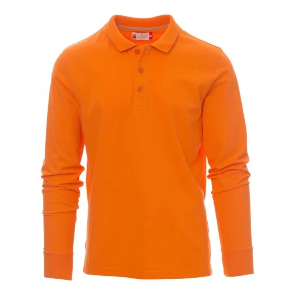 Tricou polo cu maneca lunga Payper Florence Barbati, 100% Bumbac pique, Primavara-Toamna, 210 g/m2