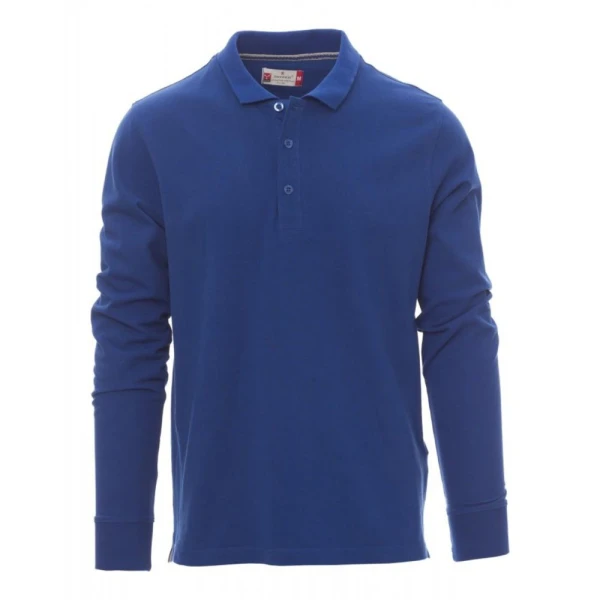 Tricou polo cu maneca lunga Payper Florence Barbati, 100% Bumbac pique, Primavara-Toamna, 210 g/m2