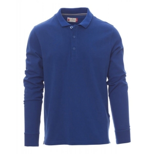 Tricou polo cu maneca lunga Payper Florence Barbati, 100% Bumbac pique, Primavara-Toamna, 210 g/m2