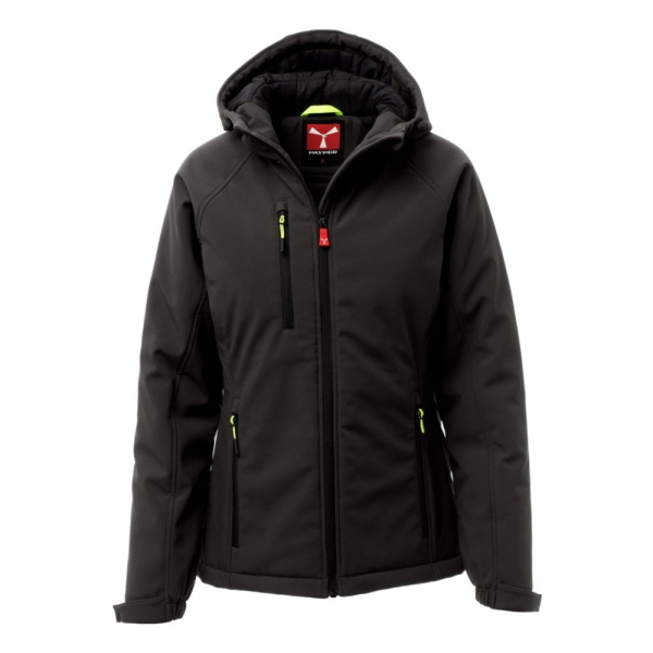 Jacheta softshell de iarna pentru Femei din Soft Shell 95% polyester + 5% elastan, 320 g/m2