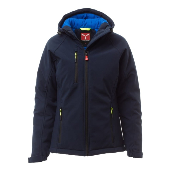 Jacheta softshell de iarna pentru Femei din Soft Shell 95% polyester + 5% elastan, 320 g/m2