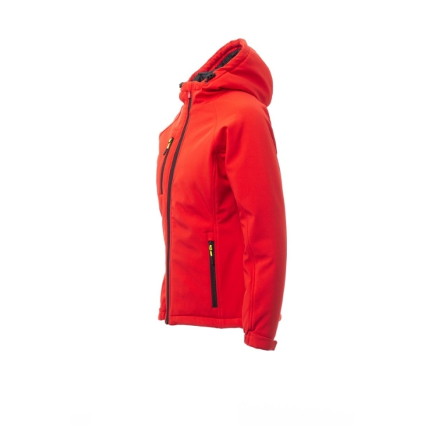 Jacheta softshell de iarna pentru Femei din Soft Shell 95% polyester + 5% elastan, 320 g/m2