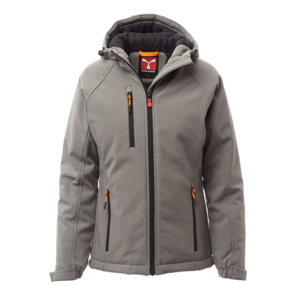 Jacheta softshell de iarna pentru Femei din Soft Shell 95% polyester + 5% elastan, 320 g/m2