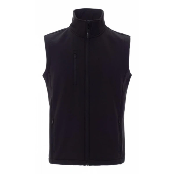 Vesta softshell Payper Glasgow pentru Barbati, din Soft Shell 100% polyester, Primavara-Toamna, 320 g/m2