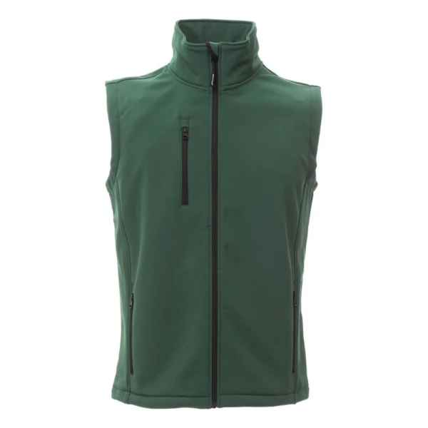Vesta softshell Payper Glasgow pentru Barbati, din Soft Shell 100% polyester, Primavara-Toamna, 320 g/m2