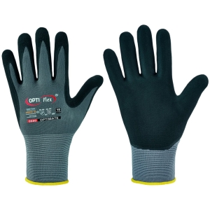 Manusi Optimate Rhino Safety din poliamida/spandex imersate in nitril