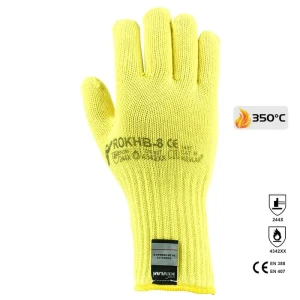 Manusi antitermice/antitaiere C ROK-HB din kevlar Rhino Safety