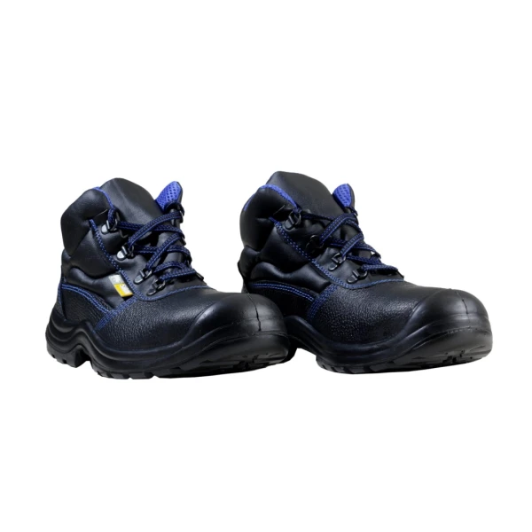 Bocanci Sirin Pades New S1P SRC,  PU 2D, Tip burduf, Insiretare prin perforatii consolidate cu capse metalice