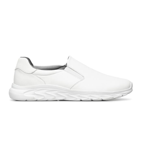 Pantofi Safeway Adrian White O2 FO SR - rezistent la abraziune, Energy, EVA antislip, Slip-on