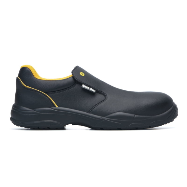Pantofi Safeway Holly S1 ESD SRCmaterial rezistent la abraziune; asigura aerisirea piciorului PU 1D Tip burduf - dublata cu material spongios Slip-on