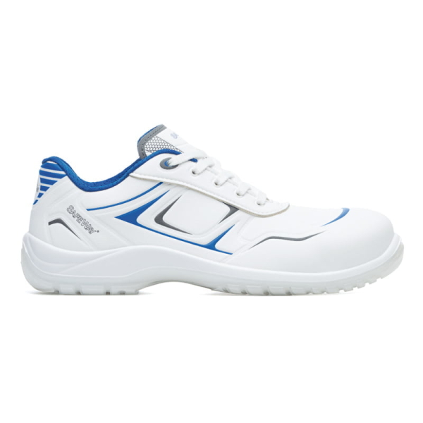 Pantofi Safeway Onice White S3 SRC, rezistent la abraziune, X-dry, PU 2D, Tip burduf - dublata cu material spongios