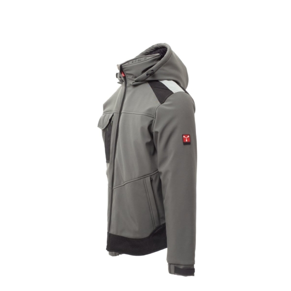 Jacheta softshell de iarna Payper Performer Pad Barbati, 95% polyester + 5% elastan, 330 g/m2
