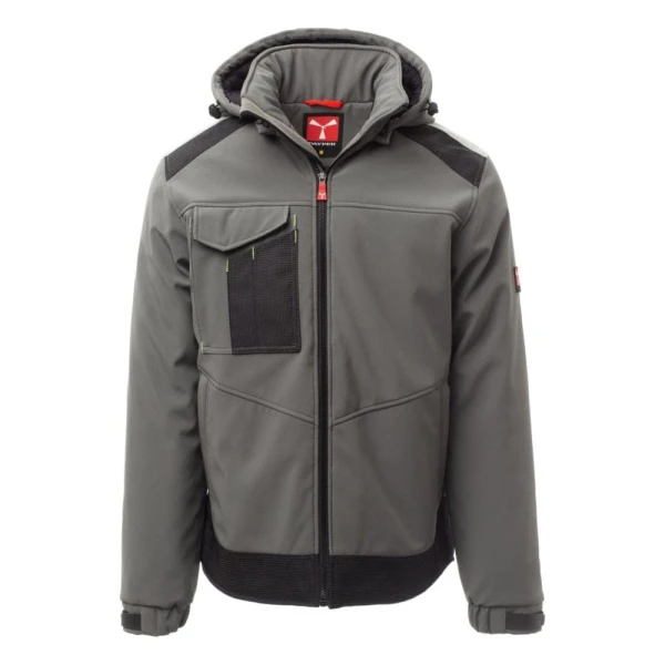 Jacheta softshell de iarna Payper Performer Pad Barbati, 95% polyester + 5% elastan, 330 g/m2