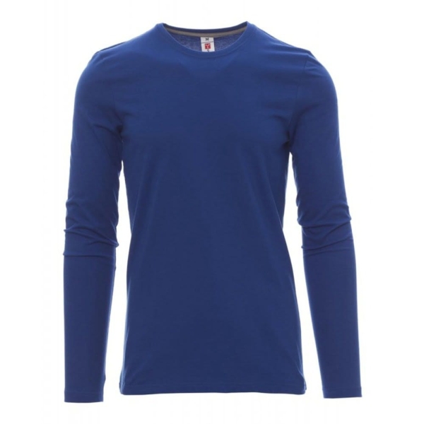 Tricou clasic ML 100% bbc 165gr/mp, cu maneca lunga, pentru barbati, Pineta Royal Blue