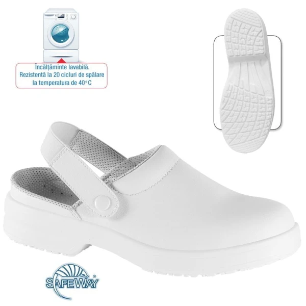 Saboti Safeway A701 Begonia - material rezistent la abraziune, Air-dry, PU 1D, Antiderapant