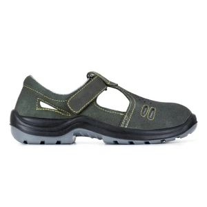 Sandale Exena Bracciano S1P SRC, material rezistent la abraziune, C-dry, PU 2D, închidere cu barete scai Velcro
