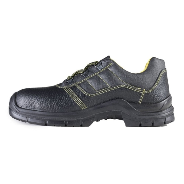 Pantofi Sirin Goru New S1 SRC -PU 1D, Tip burduf, Insiretare prin perforatii consolidate cu capse metalice