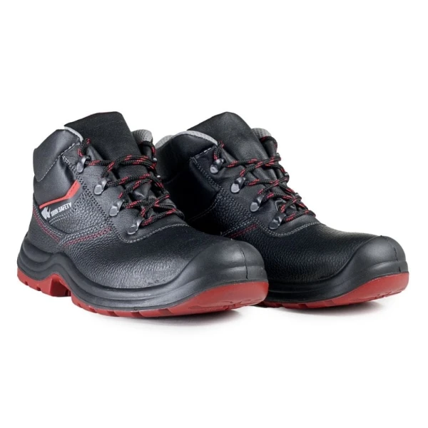 Bocanci Sirin Parang_21 S3 SRC -  material rezistent la abraziune, asigură aerisirea piciorului, PU 2D, Tip burduf - dublata cu material spongios, Insiretare prin perforatii consolidate cu capse metalice