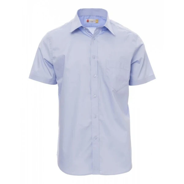 Spring-Sky-Blue.jpg Camasa cu maneca scurta Payper Spring Barbati, 100% bumbac easy care, Vara, 125 g/m2