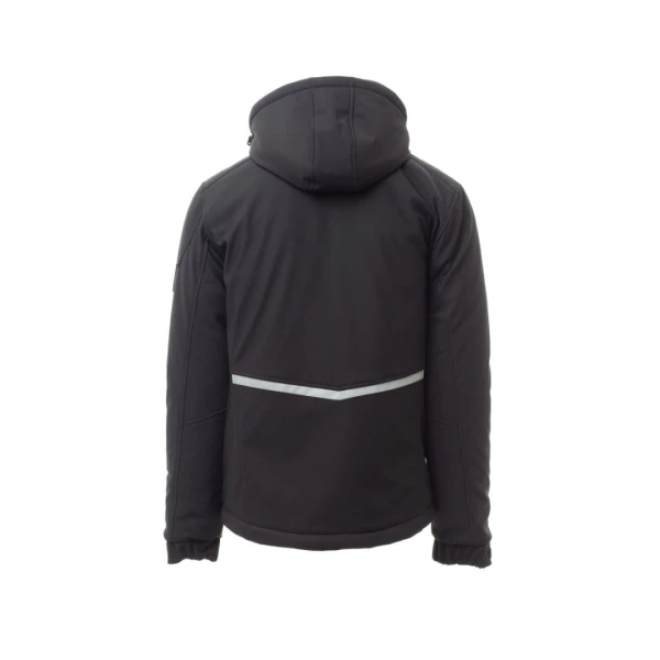 Jacheta softshell de iarna Payper Stream Pad pentru Barbati, 100% Soft-Shell 78% nylon + 22% elastane, 330 g/m2