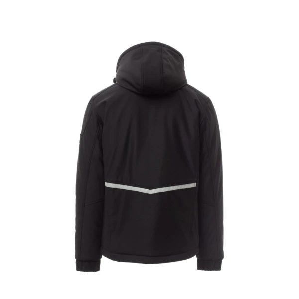 Jacheta softshell de iarna Payper Stream Pad pentru Barbati, 100% Soft-Shell 78% nylon + 22% elastane, 330 g/m2