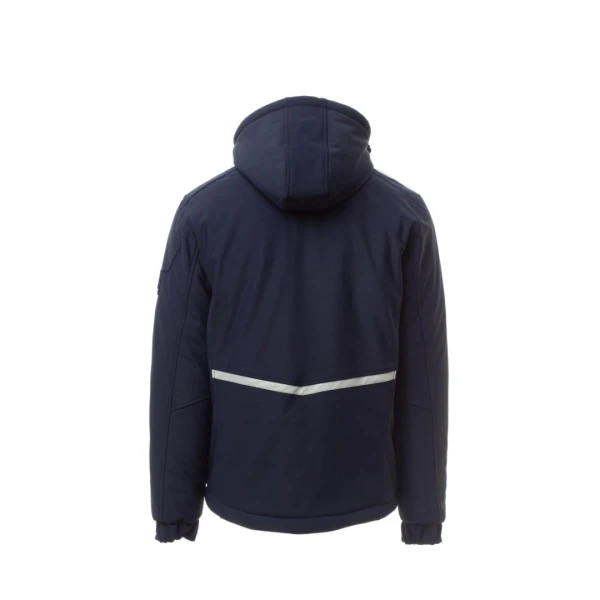 Jacheta softshell de iarna Payper Stream Pad pentru Barbati, 100% Soft-Shell 78% nylon + 22% elastane, 330 g/m2