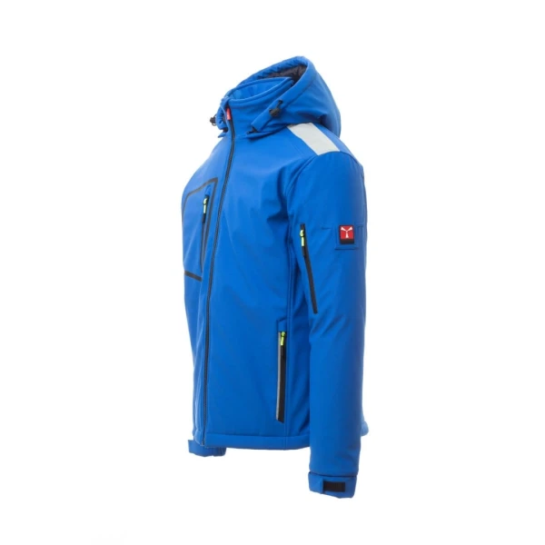 Jacheta softshell de iarna Payper Stream Pad pentru Barbati, 100% Soft-Shell 78% nylon + 22% elastane, 330 g/m2