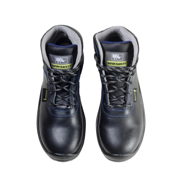 Bocanci Sirin Tesla CK SB E P WRU FO SRC -  material rezistent la abraziune, asigură aerisirea piciorului, PU 2D, Tip burduf - dublata cu material spongios, Insiretare prin perforatii consolidate cu capse nemetalice