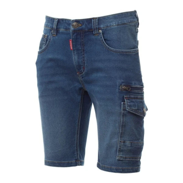 West-Shorts-Denim-Blue.jpg Pantaloni scurti Payper West Short Barbati Denim stretch Vara 320 g/m2