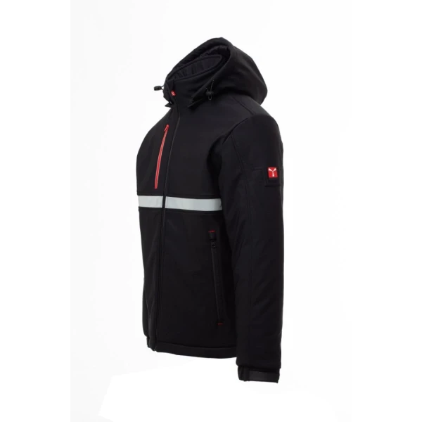 Jacheta softshell de iarna barbati din 78% Nylon + 22% Elastan, 330 g/m2