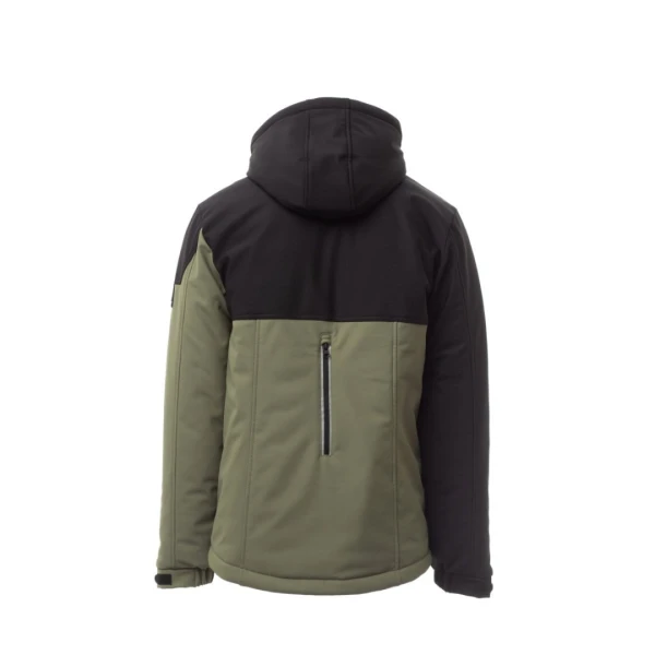 Jacheta softshell de iarna barbati din 78% Nylon + 22% Elastan, 330 g/m2