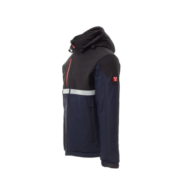 Jacheta softshell de iarna barbati din 78% Nylon + 22% Elastan, 330 g/m2