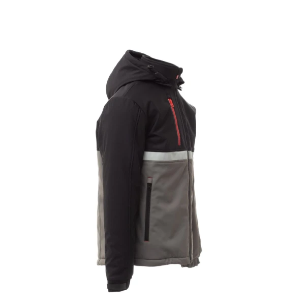 Jacheta softshell de iarna barbati din 78% Nylon + 22% Elastan, 330 g/m2