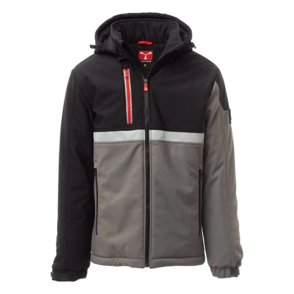 Jacheta softshell de iarna barbati din 78% Nylon + 22% Elastan, 330 g/m2