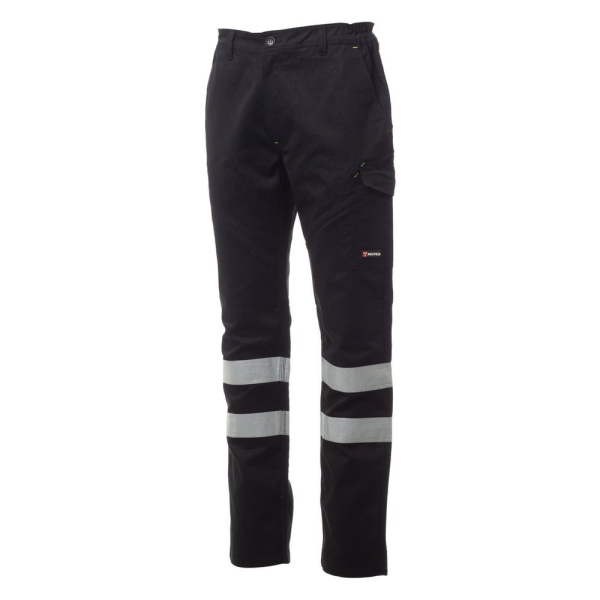 Pantaloni talie Payper Worker Reflex Unisex 100% Bumbac Sanfor Twill Toate anotimpurile 260 g/m2