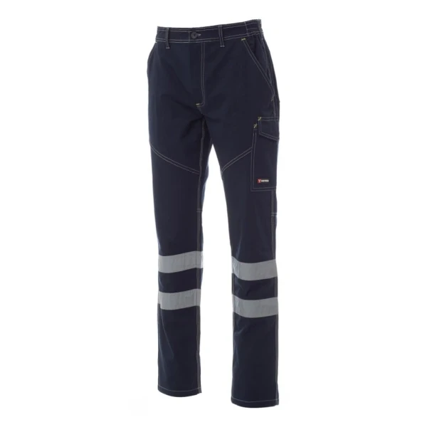 Worker-Summer-Reflex-Navy-blue.jpg Pantaloni talie Payper Worker Summer Reflex Unisex 100% Bumbac Twill ripstop Vara 210 g/m2