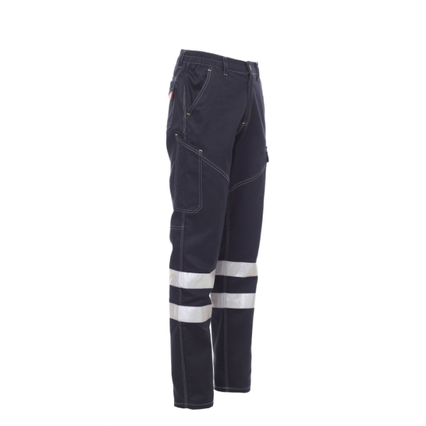 Pantaloni talie Payper Worker Winter Reflex Unisex - 100% Bumbac Satin periat - Iarna - 350 g/m2