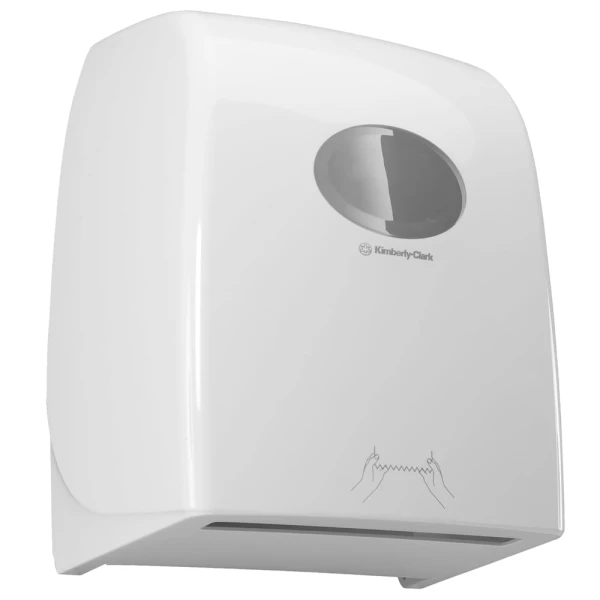 Dispenser din plastic alb pentru prosoape de hartie, Aquarius 6959