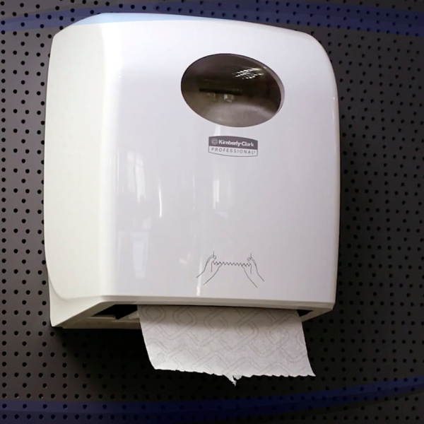 Dispenser din plastic alb pentru prosoape de hartie, Aquarius 6959