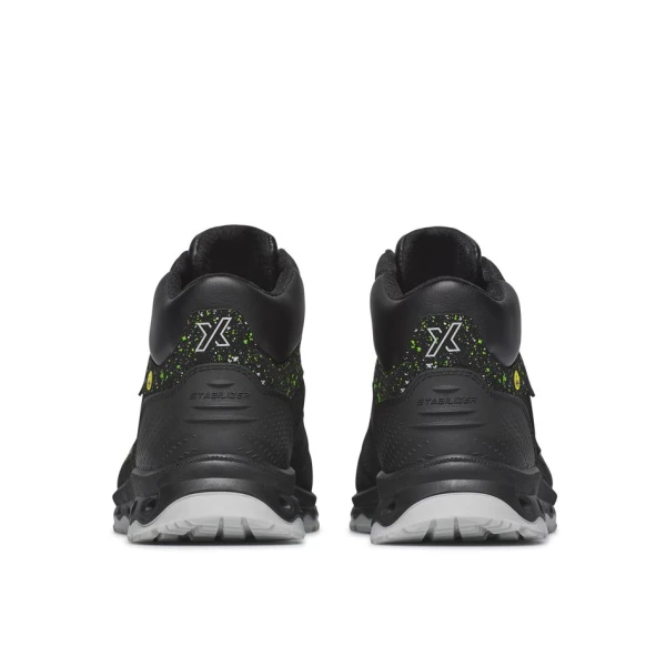 Bocanci Exena Mars S3 ESD SRC - Material textil perforat rezistent la abraziune, Energy, PU 2D, Tip burduf - dublata cu material spongios