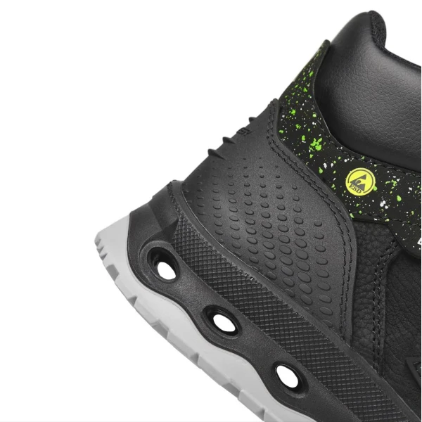 Bocanci Exena Mars S3 ESD SRC - Material textil perforat rezistent la abraziune, Energy, PU 2D, Tip burduf - dublata cu material spongios