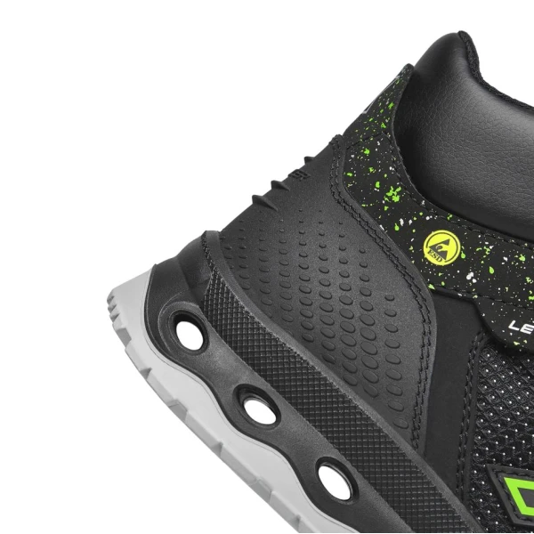 Bocanci Exena Saturn S3 ESD SRC - Material textil perforat rezistent la abraziune Energy PU 2D cu Tip burduf - dublata cu material spongios