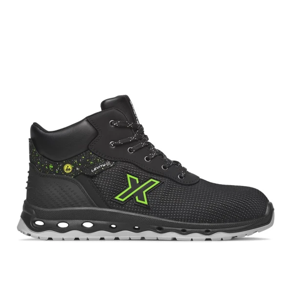 bocanci-protectie-exena-saturn-2.jpg Bocanci Exena Saturn S3 ESD SRC - Material textil perforat rezistent la abraziune Energy PU 2D cu Tip burduf - dublata cu material spongios