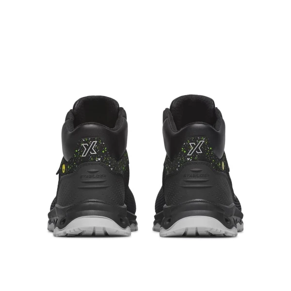 Bocanci Exena Saturn S3 ESD SRC - Material textil perforat rezistent la abraziune Energy PU 2D cu Tip burduf - dublata cu material spongios