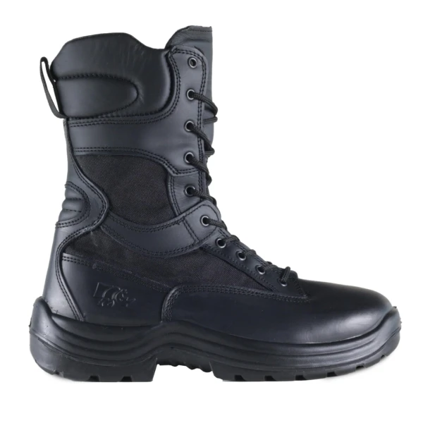 burebista_lateral-exterior-scaled-1.jpg Bocanci Sirin Burebista 02 FO WR SRC, membrana impermeabila, asigura aerisirea piciorului, PU 2D, tip burduf dublata cu material spongios, insiretare prin perforatii consolidate cu capse metalice