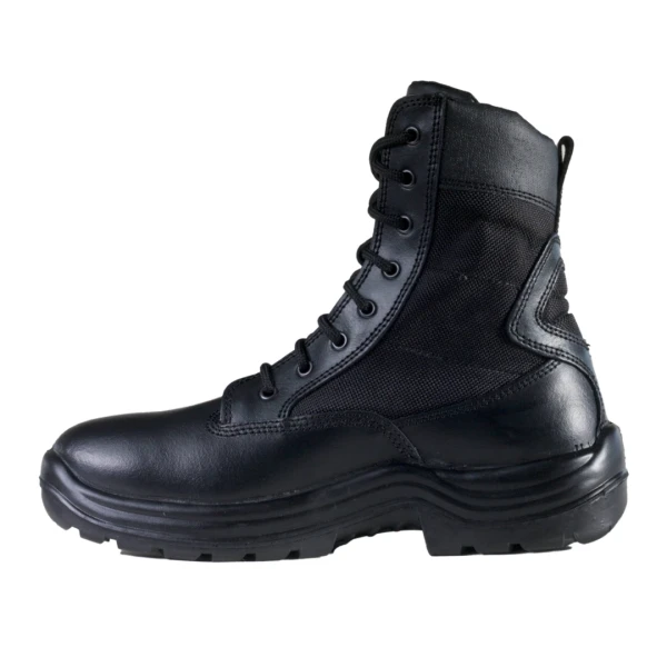 Bocanci Sirin Decebal 02 FO SRC -  material rezistent la abraziune, PU 2D, Tip burduf, închidere cu insiretare prin perforatii consolidate cu capse metalice